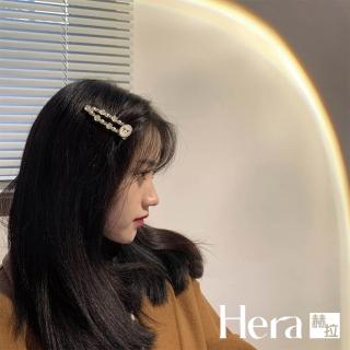 【HERA 赫拉】仙女珍珠鑲鑽瀏海夾2入組 H111051104(瀏海夾2入組)