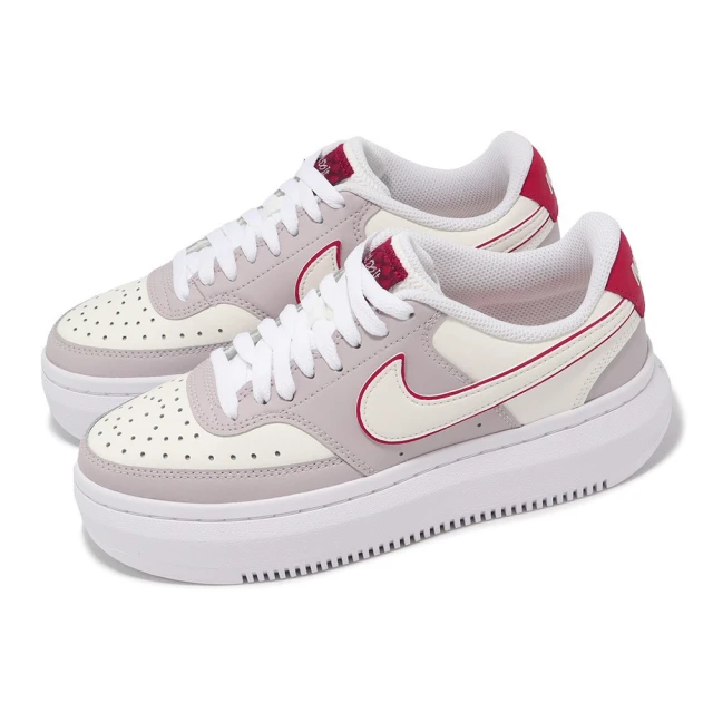 NIKE 耐吉 W Nike Court Vision Alta LTR 白粉厚底 HF0740-111(女鞋 休閒鞋)