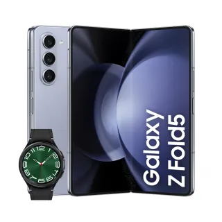 【SAMSUNG 三星】Galaxy Z Fold5 5G 7.6吋(12G/512G/高通驍龍8 Gen2/5000萬鏡頭畫素/AI手機)(Watch6 Classi