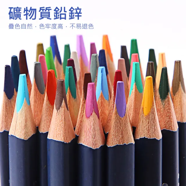 【AFAMIC 艾法】創意無限24色專業級高顯色乾濕兩用三角原木水性可渲染多層次繪畫色鉛筆(插畫 著色 POP)