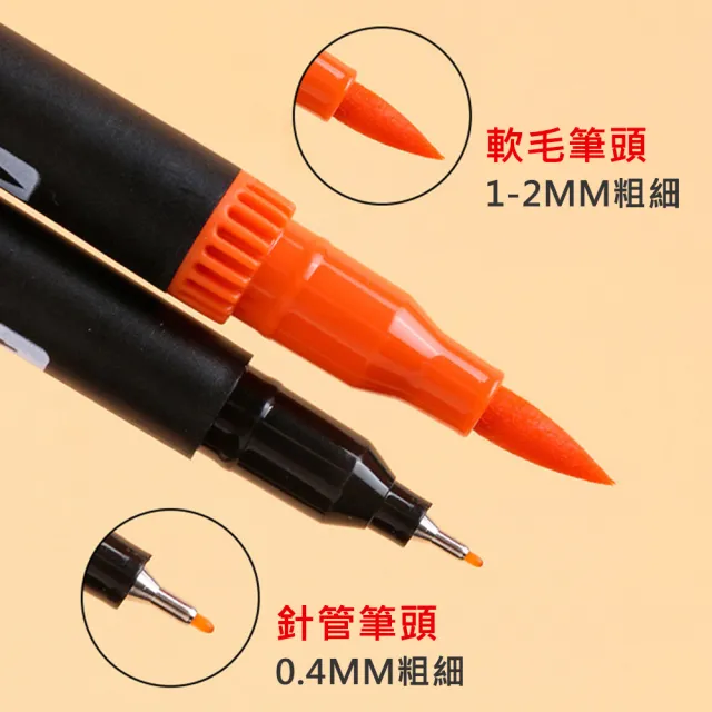 【AFAMIC 艾法】創意無限120色雙頭水性專業級高顯色著色勾線彩色筆(廣告設計 描邊 繪畫 麥克筆 POP DIY)