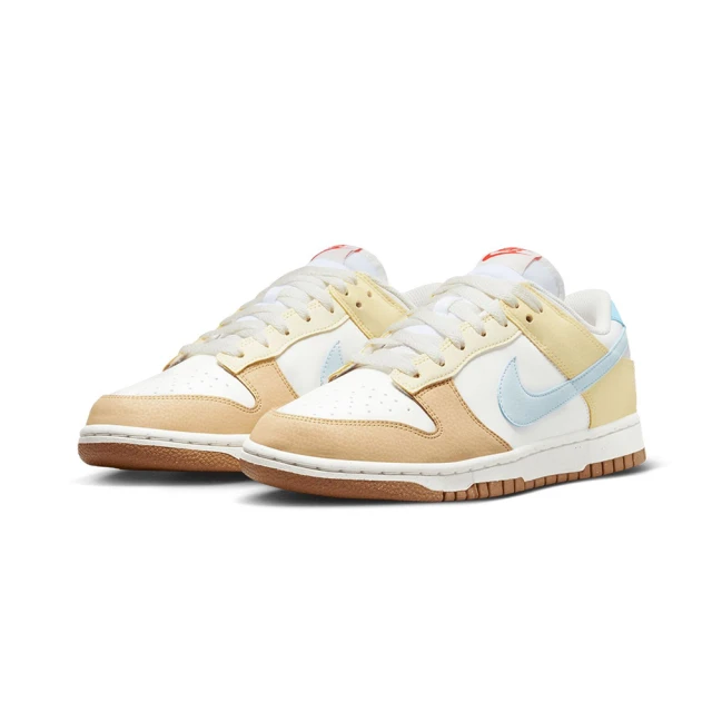 NIKE 耐吉NIKE 耐吉 W Nike Dunk Low Next Nature Soft Yellow 白棕藍 FZ4347-100(女鞋 休閒鞋)