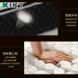 【KIKY】巴塞隆納虎口三線獨立筒床墊(單人加大3.5尺)