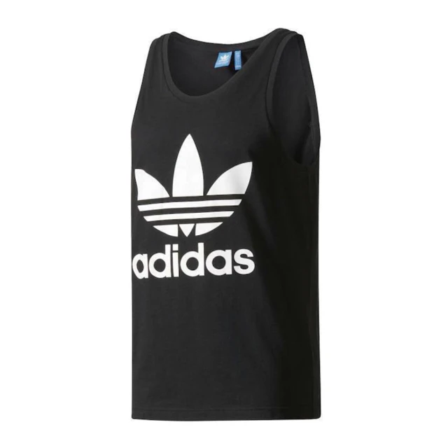 adidas 愛迪達 Adidas Originals 大Logo 背心 黑 BK7104(無袖)