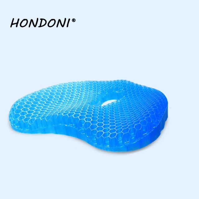 HONDONI 新款7D GEL水感凝膠涼感美臀舒壓坐墊(海水藍Q3-BL)