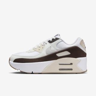 【NIKE 耐吉】Air Max 90 Lv8 女 休閒鞋 運動 復古 雙層氣墊 緩震 厚底 白 棕米(FD4328-102)