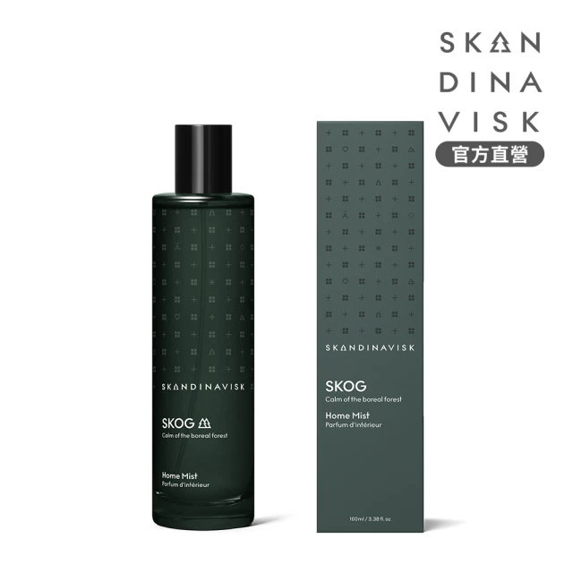 Skandinavisk 官方直營 空間香氛噴霧 100ml(SKOG 挪威森林)