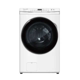 【Panasonic 國際牌】16公斤變頻溫水洗脫滾筒式洗衣機—冰鑽白(NA-V160MW-W)