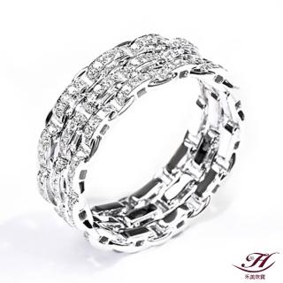 【禾美珠寶】0.9 ct VS2 天然鑽石戒指SN542(PT950鉑金)