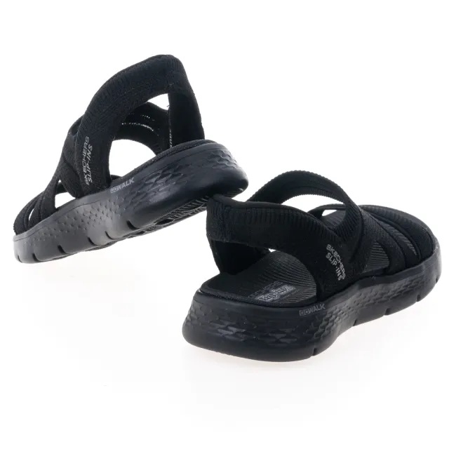 【SKECHERS】女鞋 健走系列涼拖鞋 瞬穿舒適科技 GO WALK FLEX SANDAL(141482BBK)