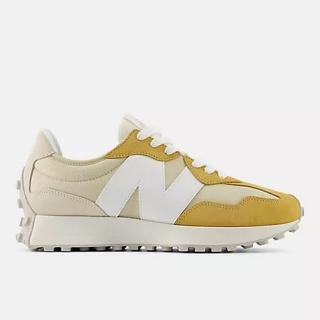 【NEW BALANCE】NB 327 休閒鞋 復古運動鞋 緩震 休閒鞋 麂皮 男鞋 女鞋 黃色(U327FG-D)