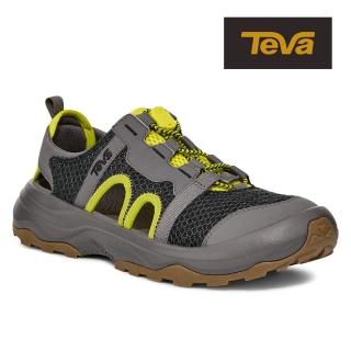 【TEVA】男護趾涼鞋 水陸兩棲護趾運動涼鞋/雨鞋/水鞋 Outflow CT 原廠(深海鷗灰-TV1134357DGGR)