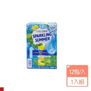 【日本 白元】HERS 保濕炭酸 入浴劑 泡澡粉 12錠/入(酷涼款)