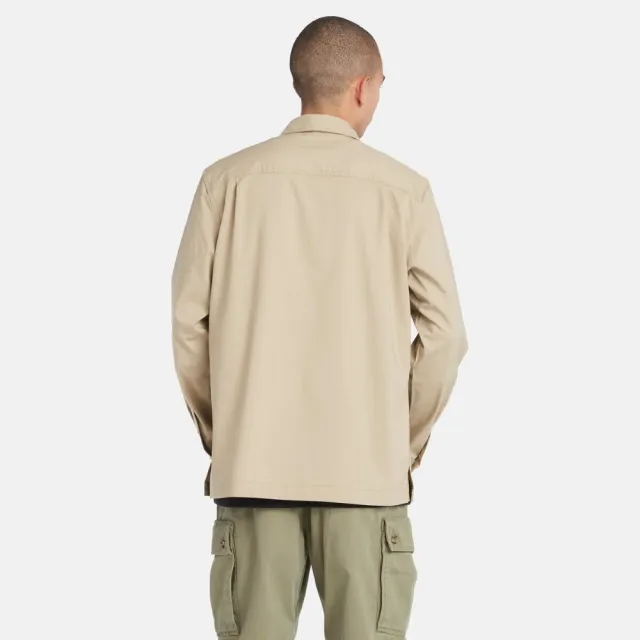 【Timberland】男款米色 Outlast R 恆溫科技襯衫(A42XUDH4)