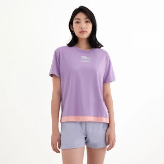 【Roots】Roots 女裝- ROOTS METALLIC短袖T恤(紫色)
