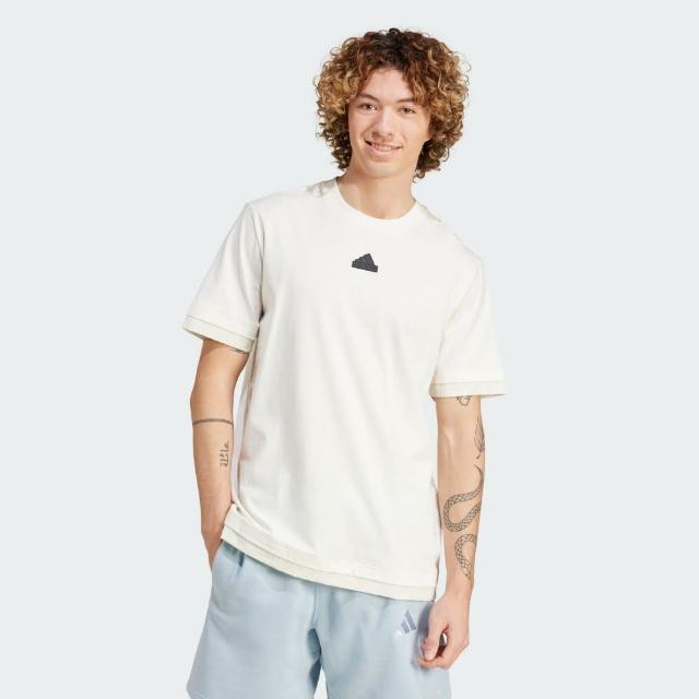 【adidas 愛迪達】上衣 男款 短袖上衣 運動 M CE Q2 PR TEE 白 IR5173