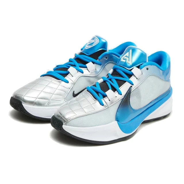 【NIKE 耐吉】Nike Zoom Freak 5 EP 籃球鞋 藍銀 DX4996-402(男鞋 運動鞋)