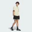 【adidas 愛迪達】上衣 男款 女款 短袖上衣 運動 三葉草 MOCK  T-SHIRT 黃 IN4214