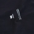 【5th STREET】男裝胸前口袋厚版印花長袖T恤-黑色