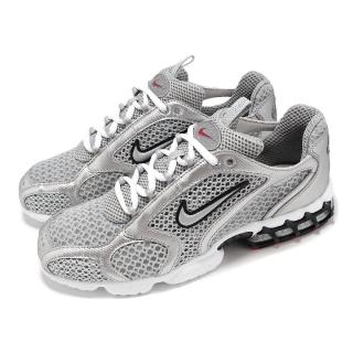 【NIKE 耐吉】休閒鞋 Air Zoom Spiridon Cage 2 男鞋 女鞋 銀灰 Metallic Silver(CJ1288-001)