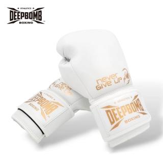 【DEEPBOMB】黑潮系列拳套一雙-白金色10oz 14oz(拳套 泰拳 拳擊手套 白金色 黑潮系列 10oz 14oz)