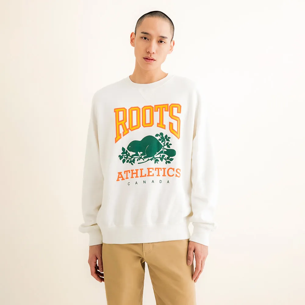 【Roots】Roots 男女共款- RBA REISSUE圓領上衣(白色)