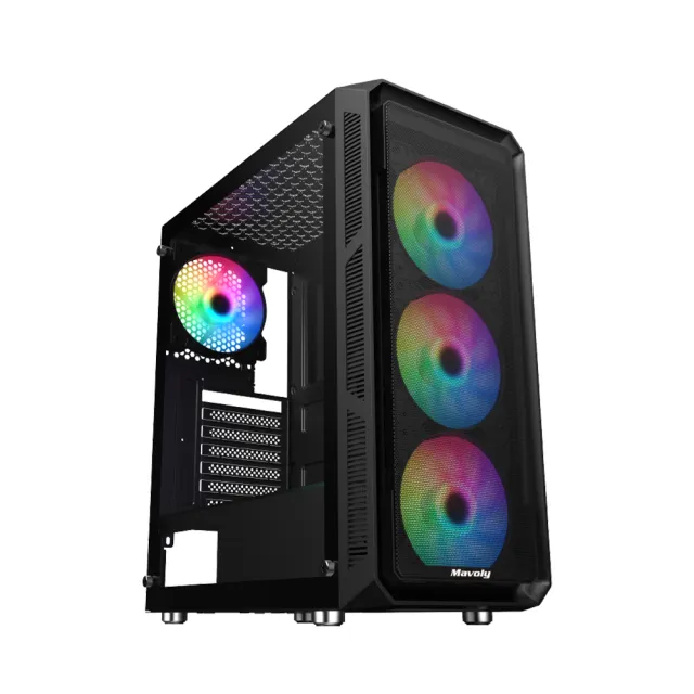 【華碩平台】i5六核GeForce RTX 4060{元素使AK36B}電競電腦(i5-12400F/B760/16G/500G)