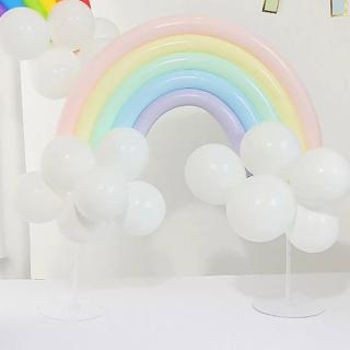 派對佈置馬卡龍彩虹氣球1組(生日氣球 派對佈置 兒童節 畢業 教室 裝飾 氣球 佈置)