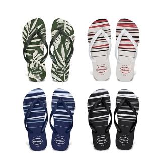 【havaianas 哈瓦仕】男鞋 拖鞋 夾腳拖 人字拖 線條 夏威夷 多款可選(Top Basic / Aloha)