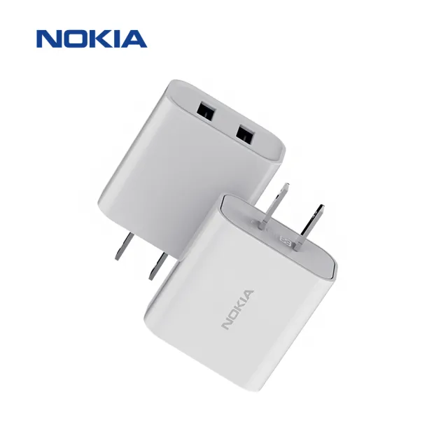 【NOKIA】17W USB 雙孔 2.4A快充充電器(E6310)