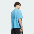 【adidas 愛迪達】上衣 男款 女款 中性 短袖上衣 運動 三葉草 亞規 CLASSIC TEE 藍 IR6382