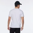 【NAUTICA】男裝 COMPETITION品牌LOGO地球圖騰短袖T恤(白色)