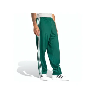 【adidas 愛迪達】Adicolor Firebird Tp 男款 綠色 口袋 棉 縮口 長褲 IM9476
