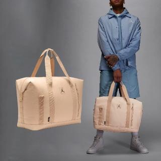 【NIKE 耐吉】托特包 Jordan Flight CORDURA 棕 抗撕裂 大空間 行李袋 手提 肩揹包(JD2423017AD-001)
