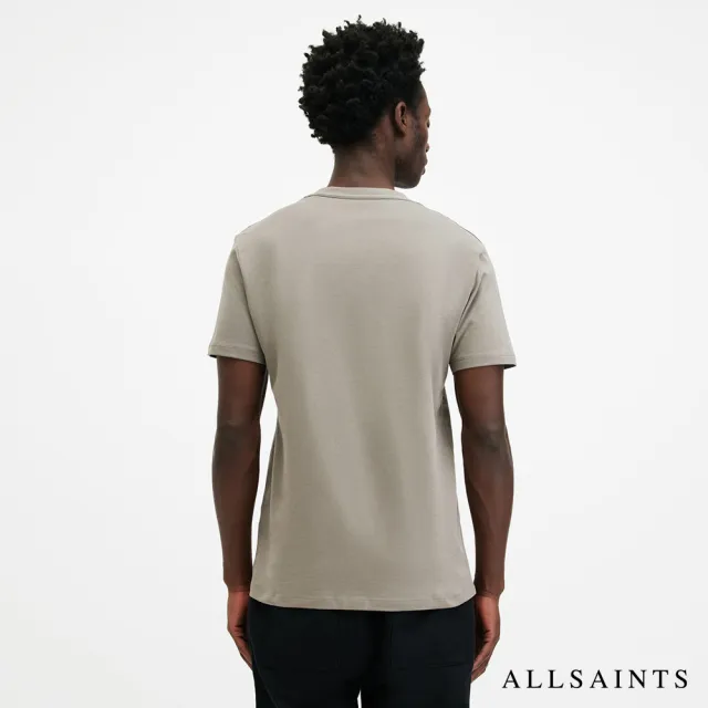 【ALLSAINTS】BRACE 柔軟厚實公羊頭骨短袖T恤-灰 MD131G(修身版型)