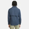 【Timberland】男款深寶石藍抗UV 長袖襯衫(A5XKU433)