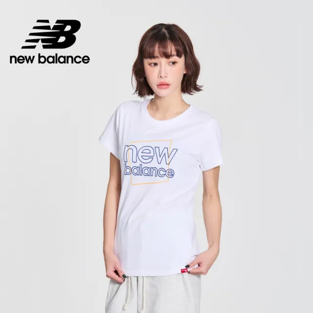 【NEW BALANCE】NB 短袖上衣_女裝_白色_WT21801WT(美版 版型偏大)