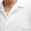 【ALLSAINTS】VALLEY 簡約公羊頭骨短袖夏威夷襯衫-白 M015SA(舒適版型)