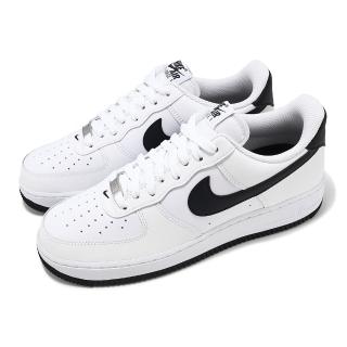 【NIKE 耐吉】休閒鞋 Air Force 1 07 男鞋 白 黑 熊貓 White Black AF1(FQ4296-101)