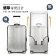【Jo Go Wu】行李箱保護套贈乾洗法噴霧X2(適用20-30吋 防潑水 防塵套 防刮 透明好辨識)