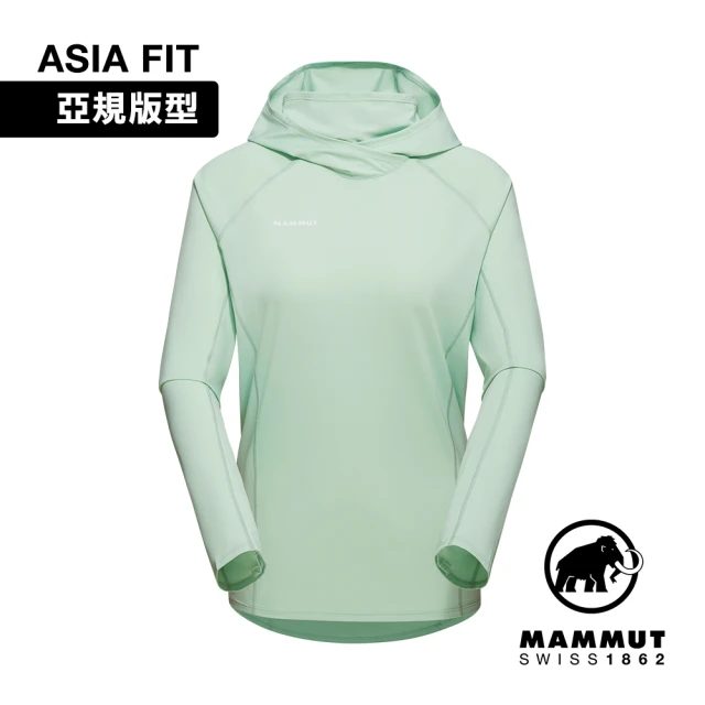 Mammut 長毛象 Selun FL Sun Hoody AF Women 機能套頭連帽上衣 薄荷綠 女款 #1016-01410