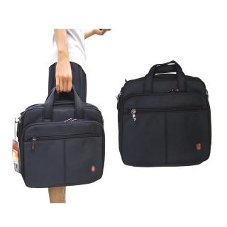 【SNOW.bagshop】檔案包大容量可A4資料夾二主袋+外袋共五層防水包 尼龍360度加大量附長背帶