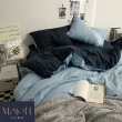 【MOONSTROLL 月行寢居】單人 120×200 床包 素色床包 格子床包 床單 床罩(單人床包  單人加大床包)