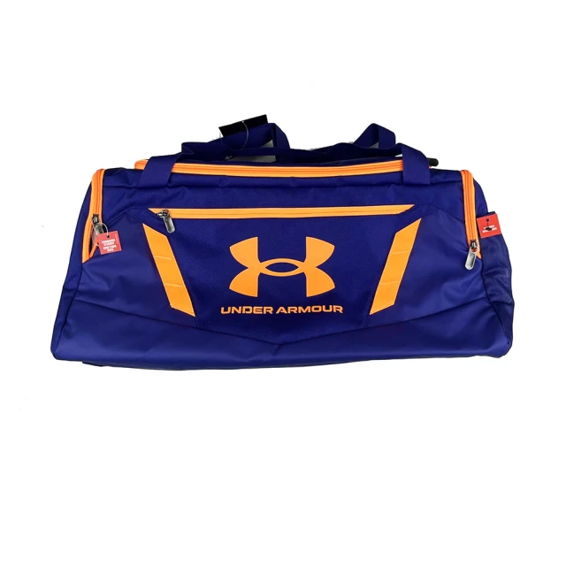 UNDER ARMOUR 旅行袋55x27x25.7cm約40L藍X橘(1369222468)