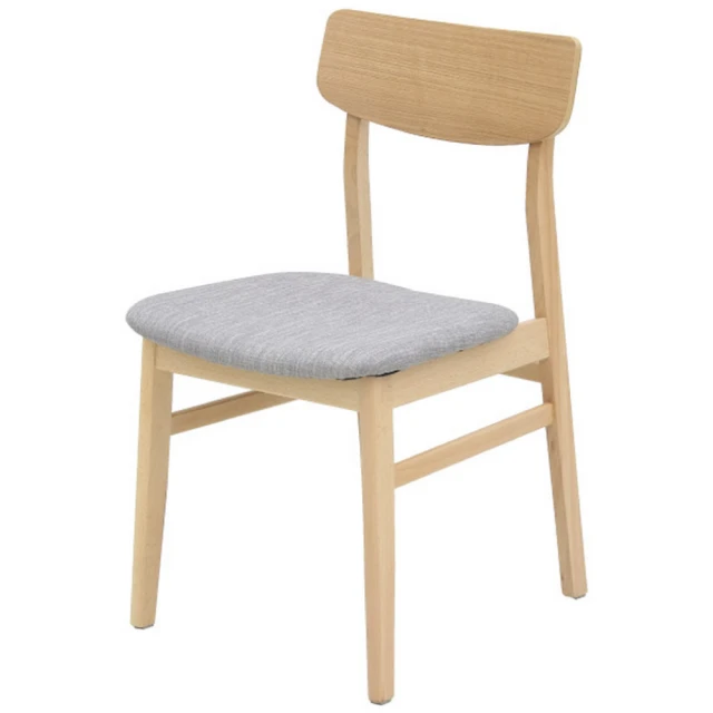 NITORI 宜得利家居 ◆木質餐椅 FILLN3 LBR/GY 45(FILLN 餐椅)