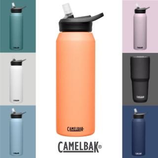 【CAMELBAK】1000ml eddy+ 多水吸管式不鏽鋼水瓶(保溫保冰)