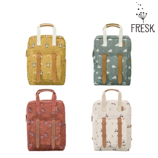 【FRESK】荷蘭北歐設計超輕量後背包 耐磨防潑水 回收寶特瓶製成(超輕量540g環保書包)