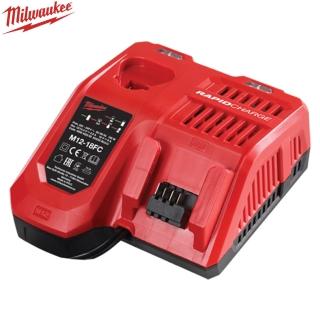 【Milwaukee 美沃奇】12V與18V兩用快充電器(M12-18FC)