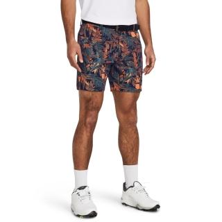 【UNDER ARMOUR】UA 男 Iso-Chill 印花高爾夫短褲 運動短褲 1385902-412(藏藍色)