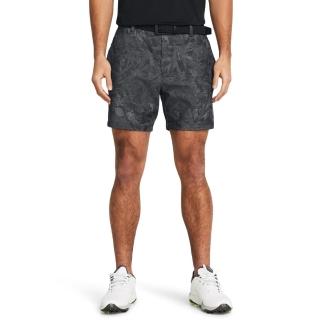 【UNDER ARMOUR】UA 男 Iso-Chill 印花高爾夫短褲 運動短褲 1385902-002(黑色)
